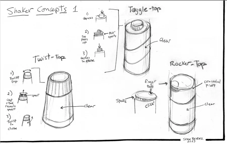 Early concept sketches