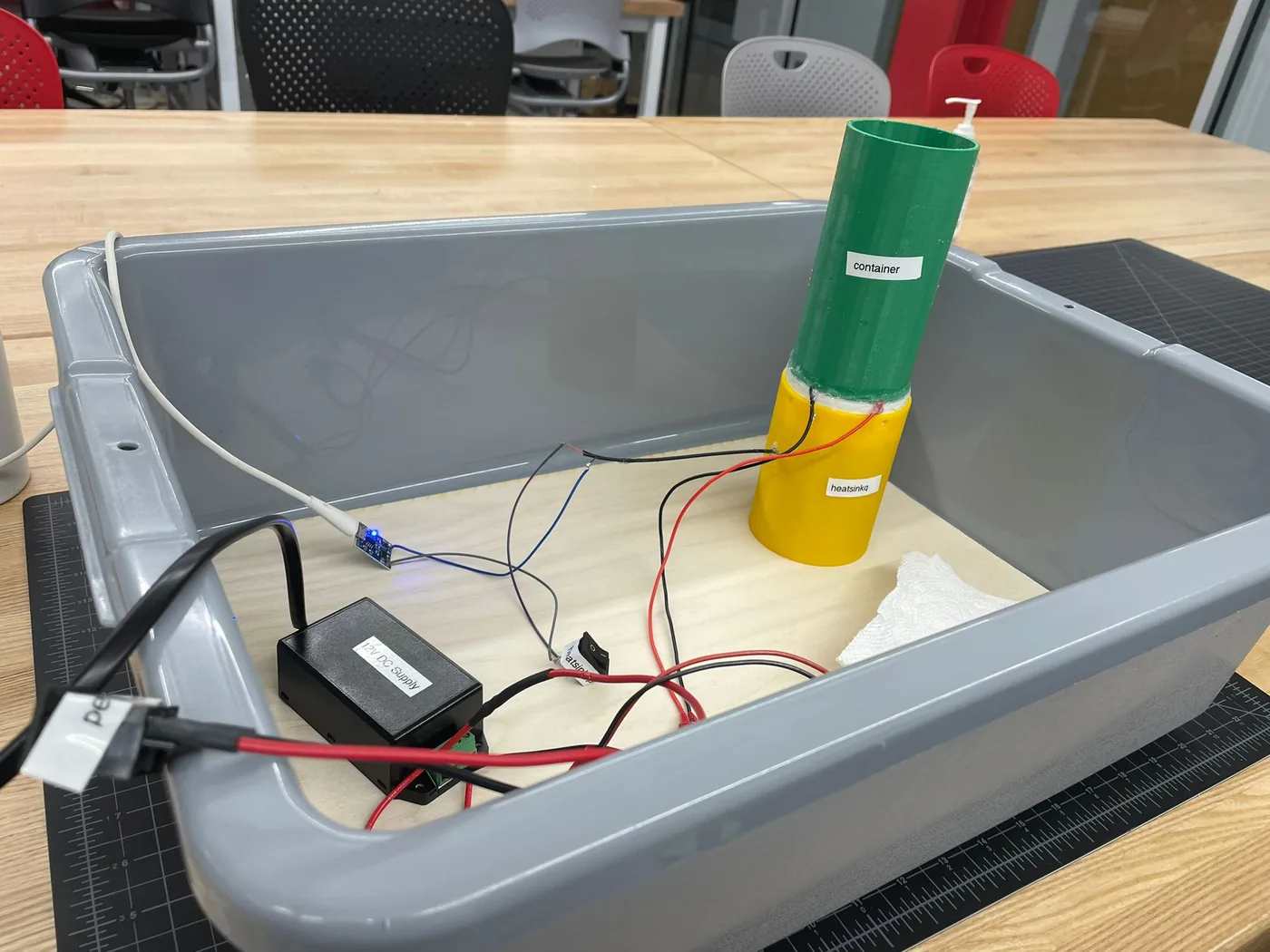 Water-bath thermal experiment